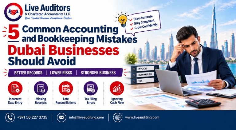 5 Common Accounting and Bookkeeping Mistakes Dubai Businesses Should Avoid