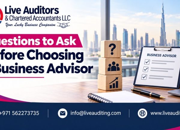 Business advisor in Dubai offering professional guidance for business growth, financial planning, and strategic decision-making.